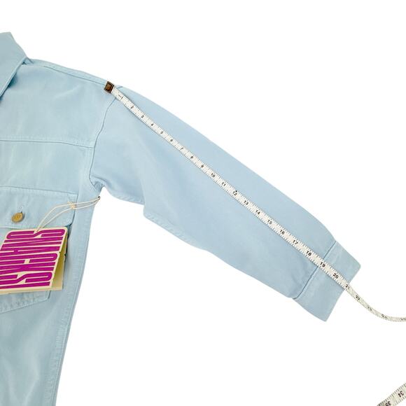 MOTHER Denim SNACKS! The Big Bite Jacket in Blue Barrymore XS - Picture 16 of 16